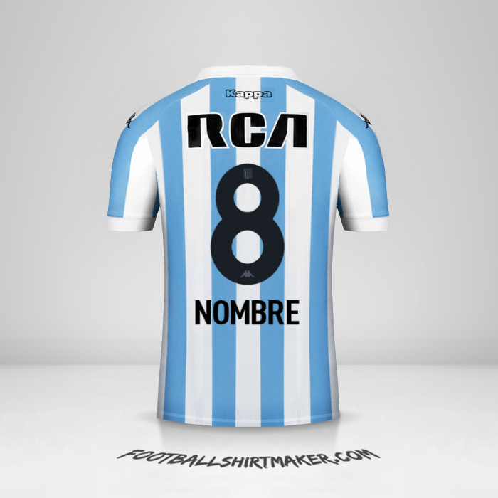 Camiseta Racing Club 2018 -  nombre - 8