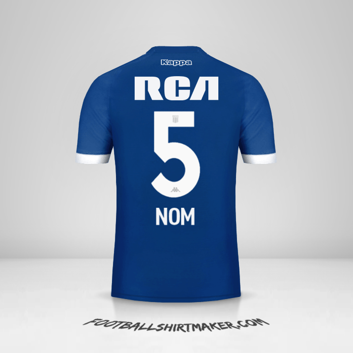 Maillot Racing Club 2018 Extérieur -  nom - 5