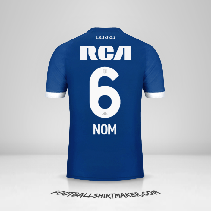 Maillot Racing Club 2018 Extérieur -  nom - 6