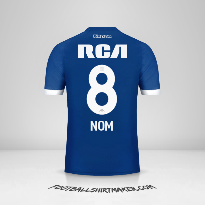 Maillot Racing Club 2018 Extérieur -  nom - 8