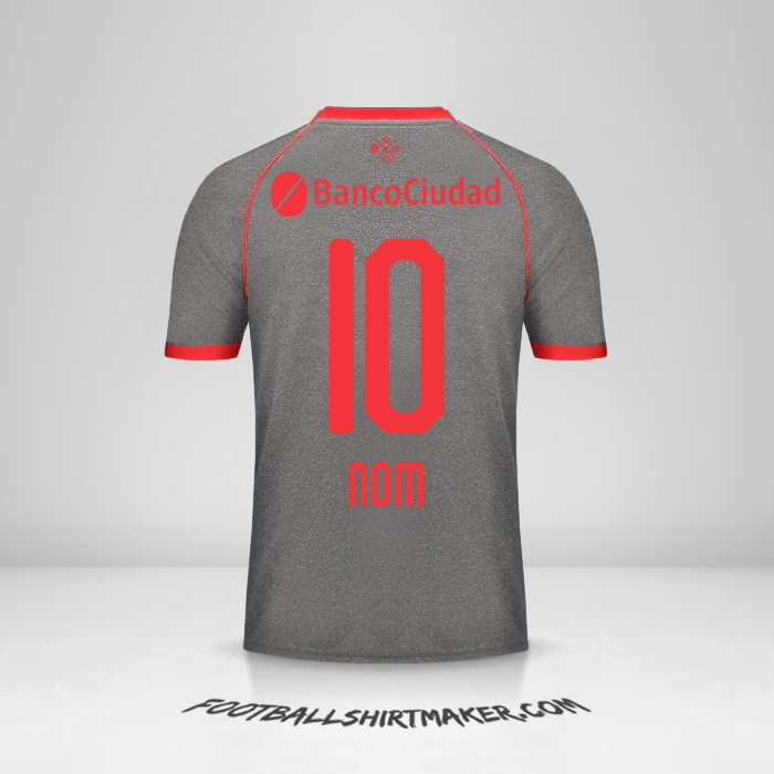 Maillot Independiente 2018/19 Troisième -  nom - 10