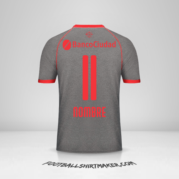 Jersey Independiente 2018/19 Tercera -  nombre - 11