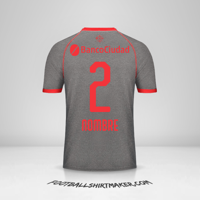 Jersey Independiente 2018/19 Tercera -  nombre - 2