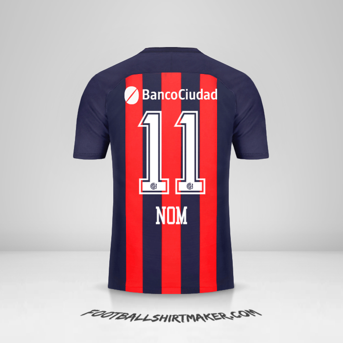Maillot San Lorenzo 2018 -  nom - 11