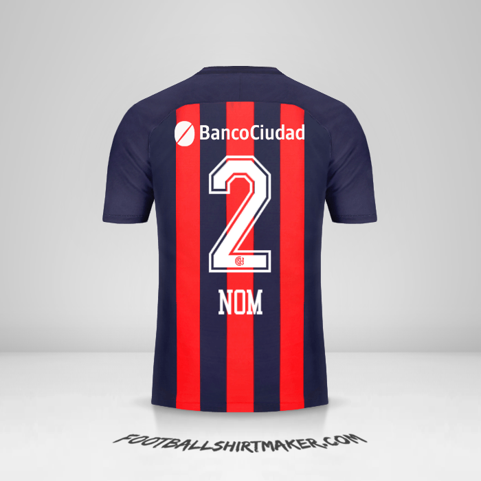 Maillot San Lorenzo 2018 -  nom - 2