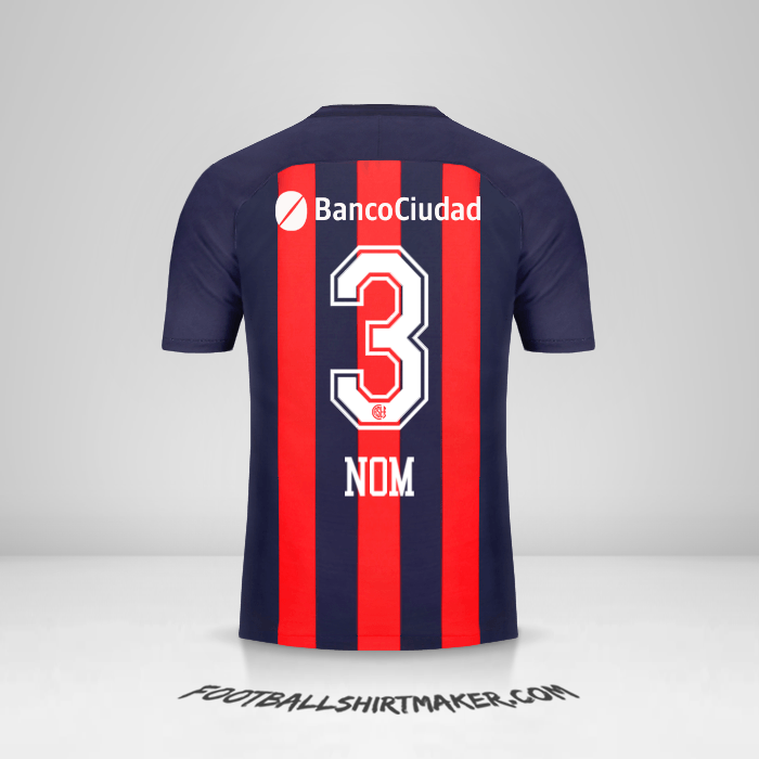 Maillot San Lorenzo 2018 -  nom - 3