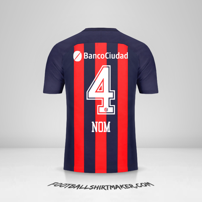 Maillot San Lorenzo 2018 -  nom - 4