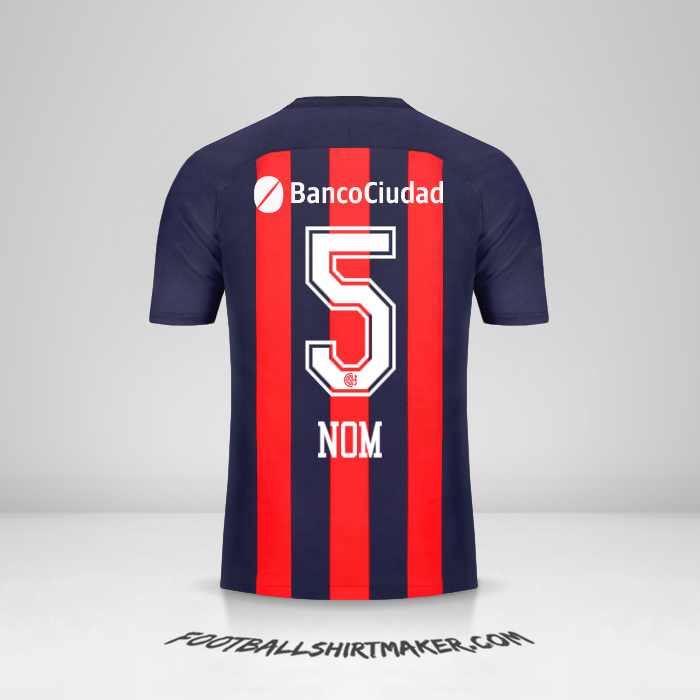 Maillot San Lorenzo 2018 -  nom - 5