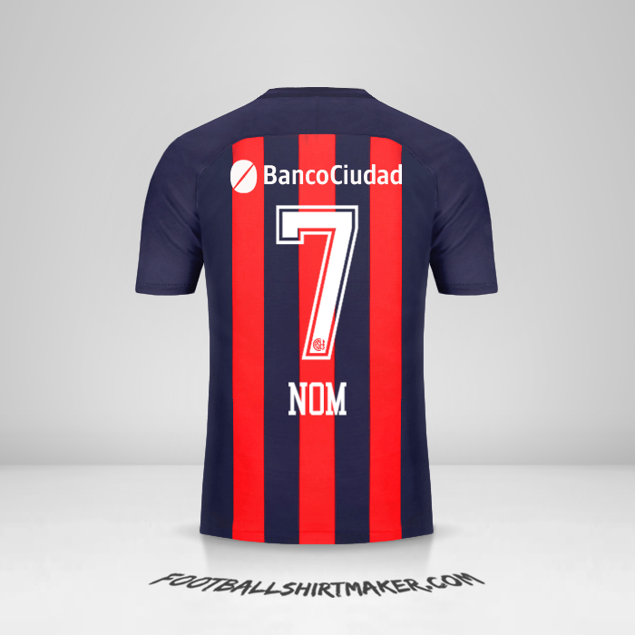 Maillot San Lorenzo 2018 -  nom - 7