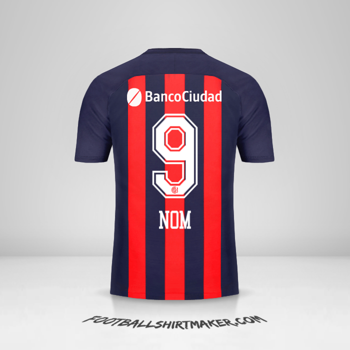 Maillot San Lorenzo 2018 -  nom - 9