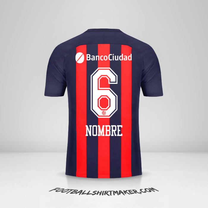 Camiseta San Lorenzo 2018 -  nombre - 6