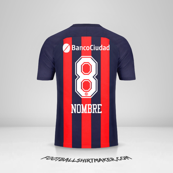 Jersey San Lorenzo 2018 -  nombre - 8