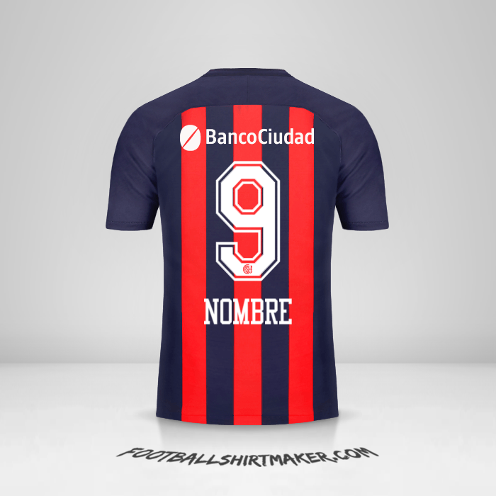 Jersey San Lorenzo 2018 -  nombre - 9