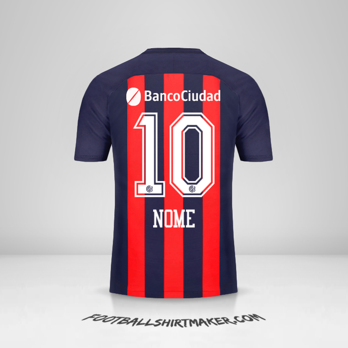 Camisola San Lorenzo 2018 -  nome - 10