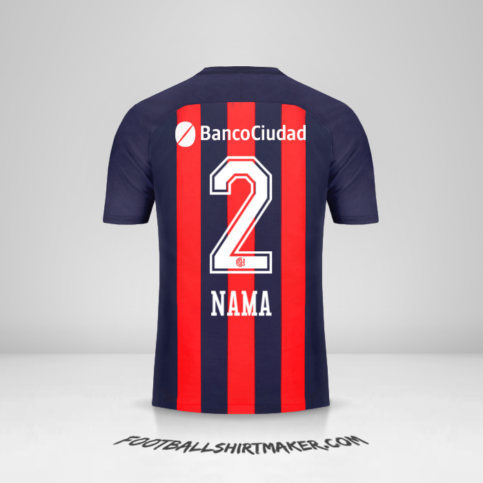 Jersey San Lorenzo 2018 -  nama - 2
