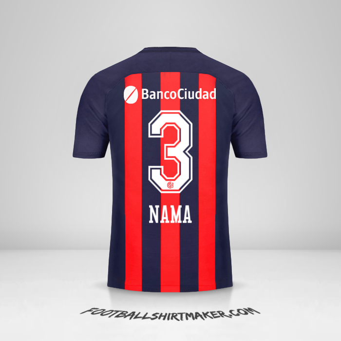 Jersey San Lorenzo 2018 -  nama - 3
