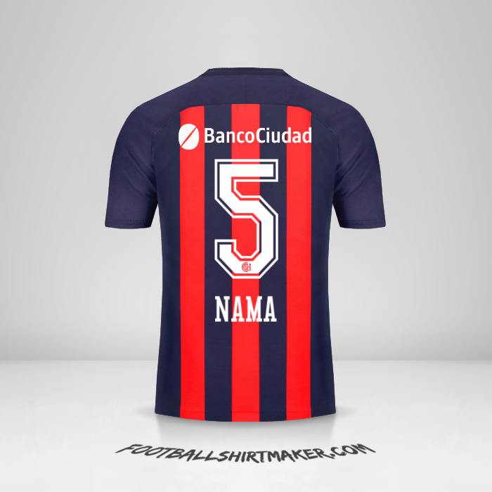 Jersey San Lorenzo 2018 -  nama - 5