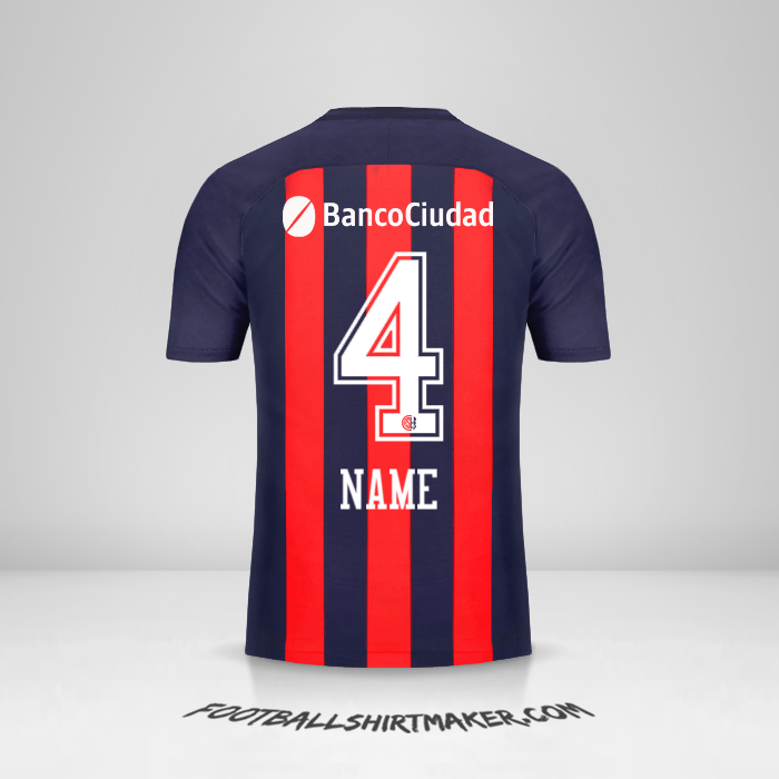 Jersey San Lorenzo 2018 -  name - 4
