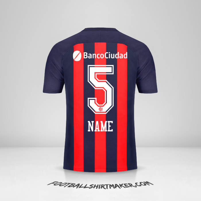 Shirt San Lorenzo 2018 -  name - 5