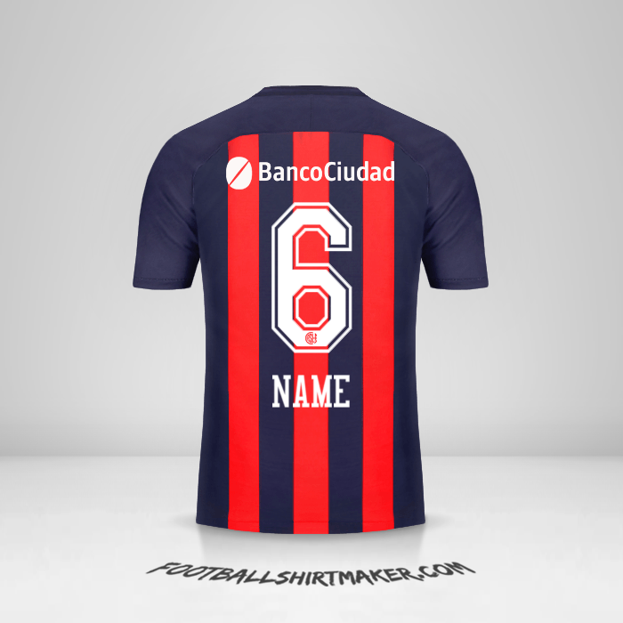 Shirt San Lorenzo 2018 -  name - 6