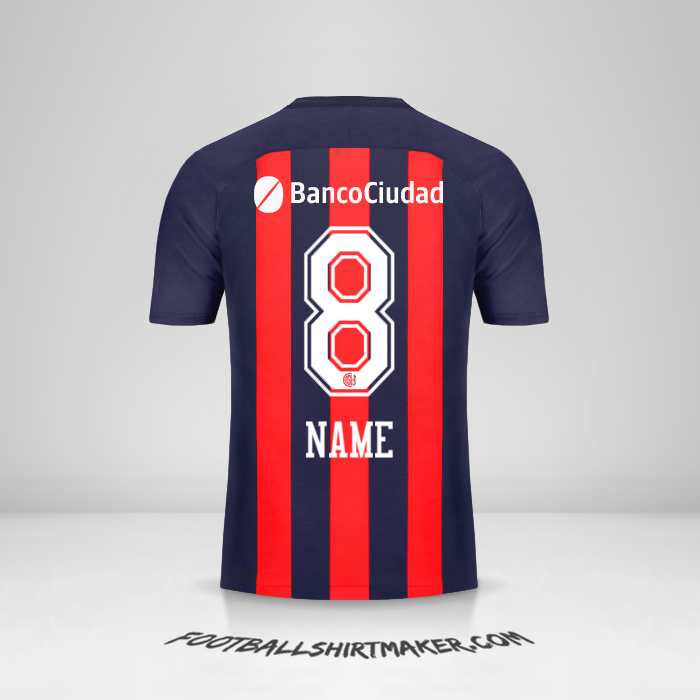 Trikot San Lorenzo 2018 -  name - 8