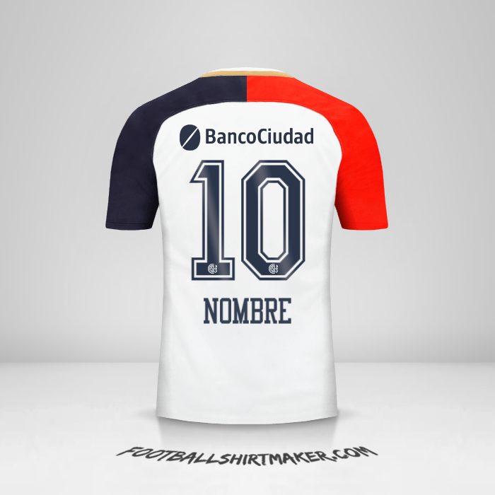 Camiseta San Lorenzo 2018 Visita -  nombre - 10