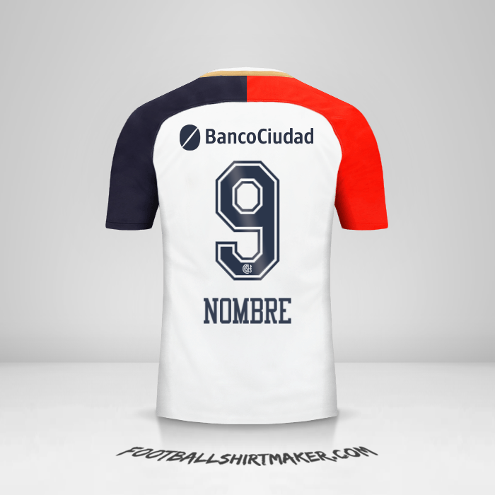 Jersey San Lorenzo 2018 Visita -  nombre - 9