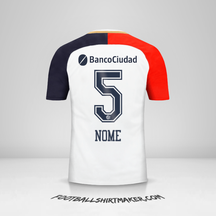 Maglia San Lorenzo 2018 Seconda -  nome - 5