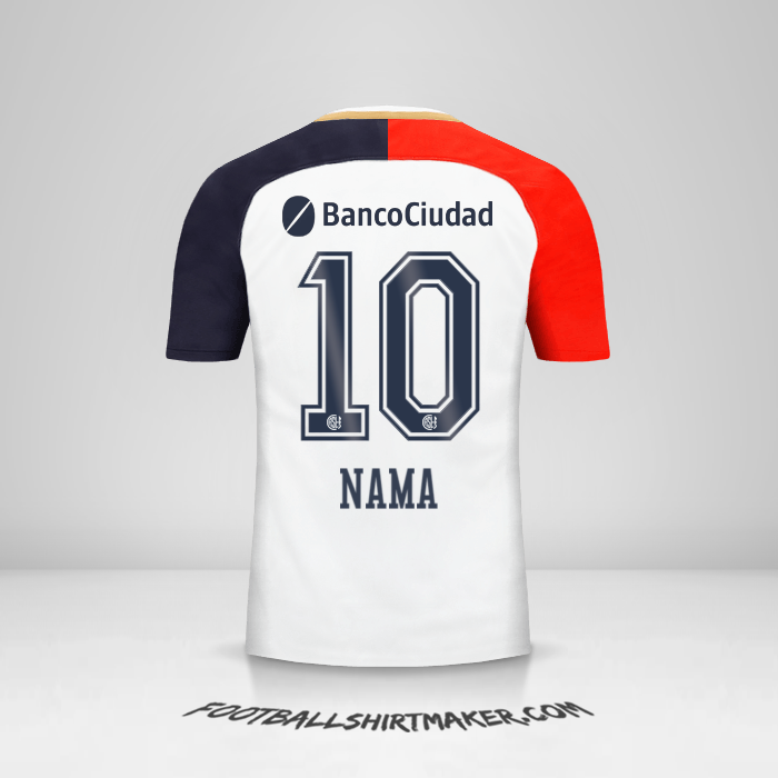 Jersey San Lorenzo 2018 Alternatif -  nama - 10