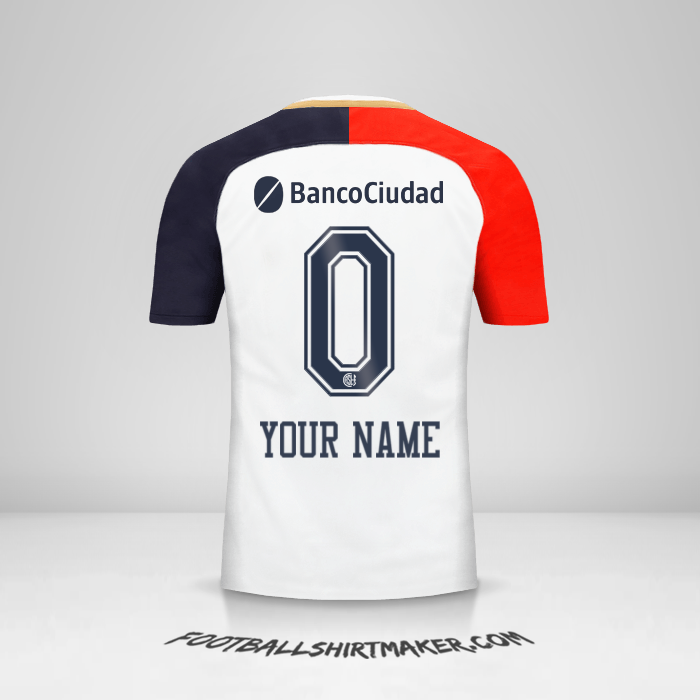 Jersey San Lorenzo 2018 II -  your name - 0