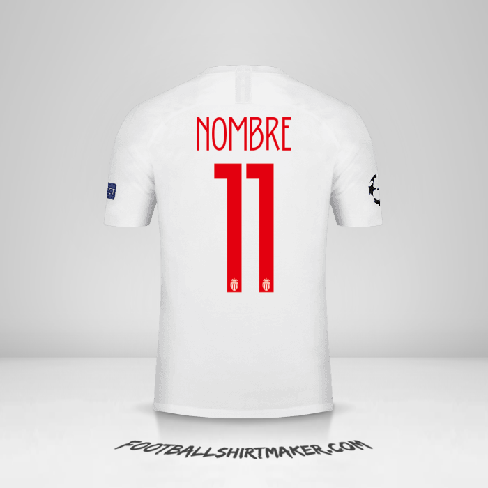 Jersey As Monaco Cup 2018/19 -  nombre - 11