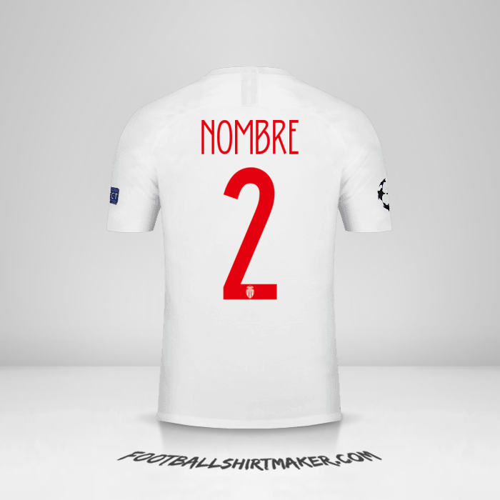 Jersey As Monaco Cup 2018/19 -  nombre - 2