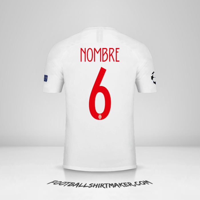 Jersey As Monaco Cup 2018/19 -  nombre - 6