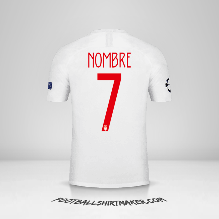 Jersey As Monaco Cup 2018/19 -  nombre - 7
