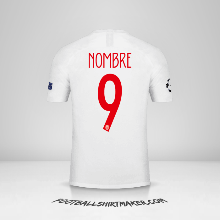 Jersey As Monaco Cup 2018/19 -  nombre - 9