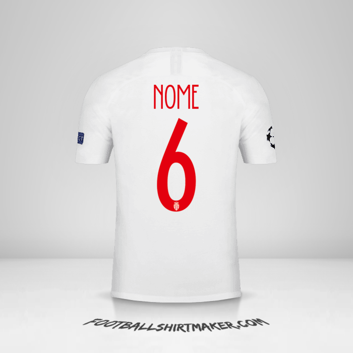 Maglia As Monaco Cup 2018/19 -  nome - 6