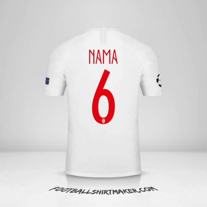 Jersey As Monaco Cup 2018/19 -  nama - 6