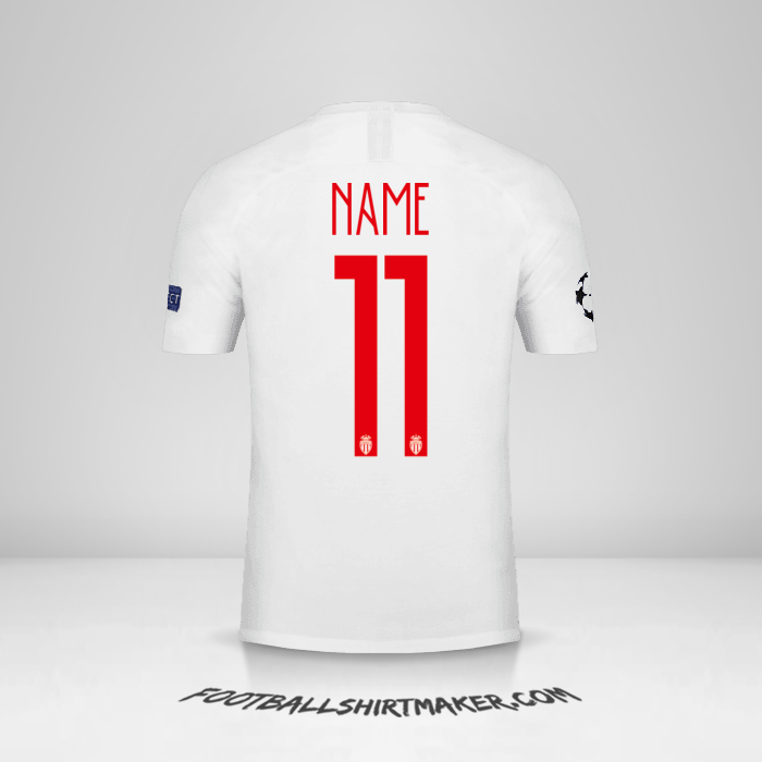 Jersey As Monaco Cup 2018/19 -  name - 11