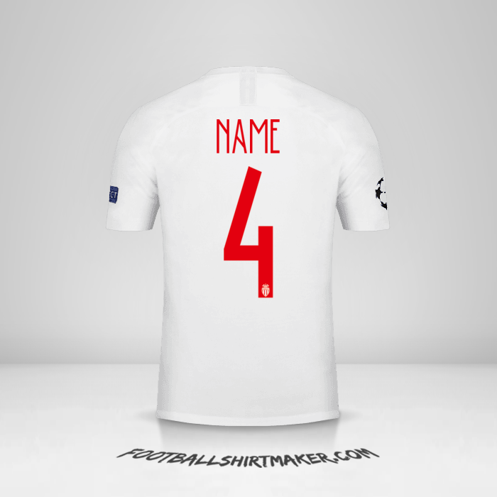 Trikot As Monaco Cup 2018/19 -  name - 4