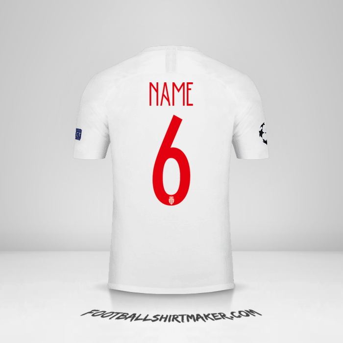 Shirt As Monaco Cup 2018/19 -  name - 6