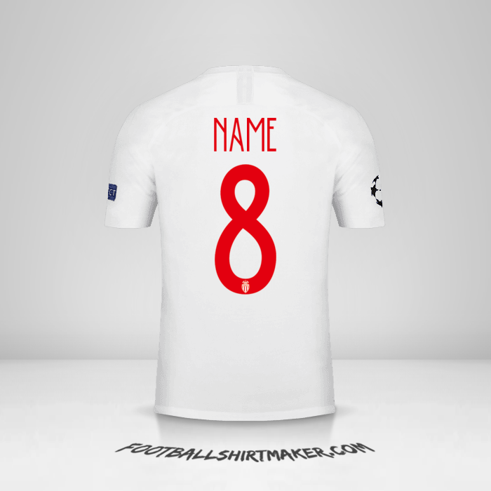 Trikot As Monaco Cup 2018/19 -  name - 8