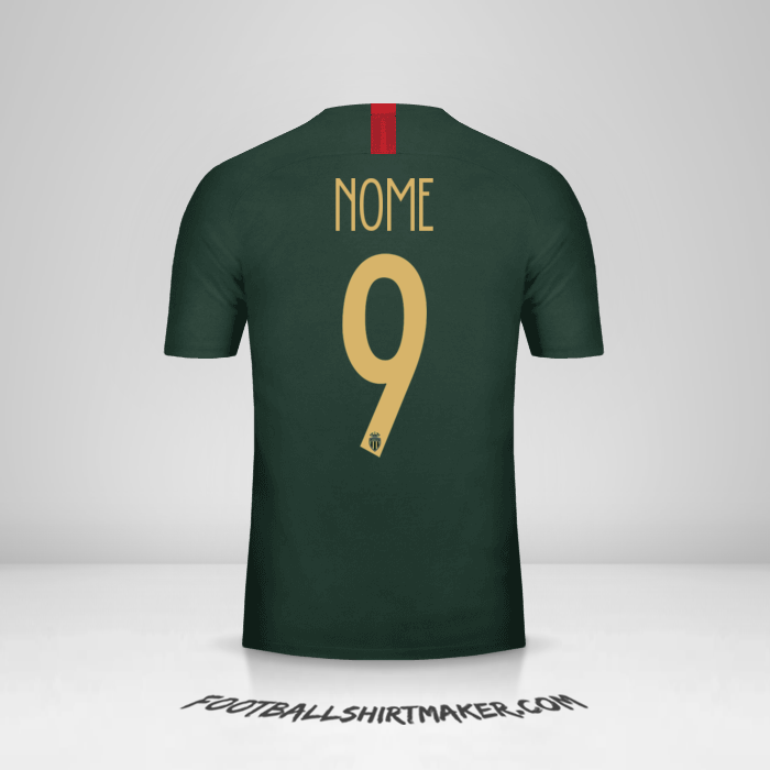 Camisola As Monaco Cup 2018/19 Alternativa -  nome - 9