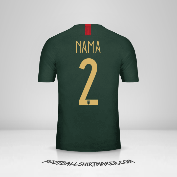 Jersey As Monaco Cup 2018/19 Alternatif -  nama - 2