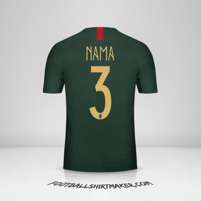 Jersey As Monaco Cup 2018/19 Alternatif -  nama - 3