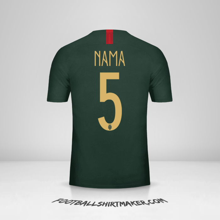 Jersey As Monaco Cup 2018/19 Alternatif -  nama - 5