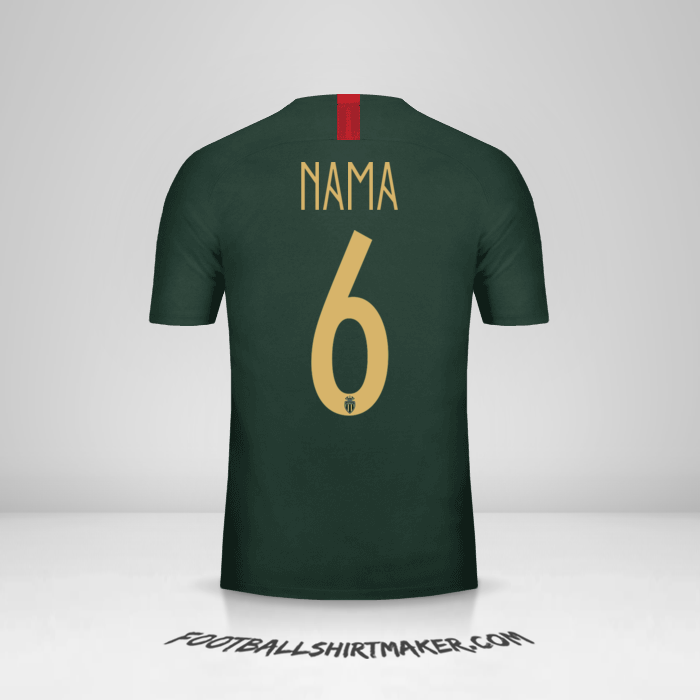 Jersey As Monaco Cup 2018/19 Alternatif -  nama - 6