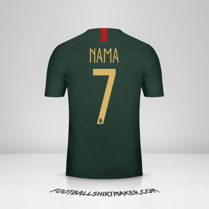 Jersey As Monaco Cup 2018/19 Alternatif -  nama - 7