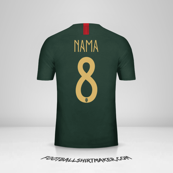 Jersey As Monaco Cup 2018/19 Alternatif -  nama - 8