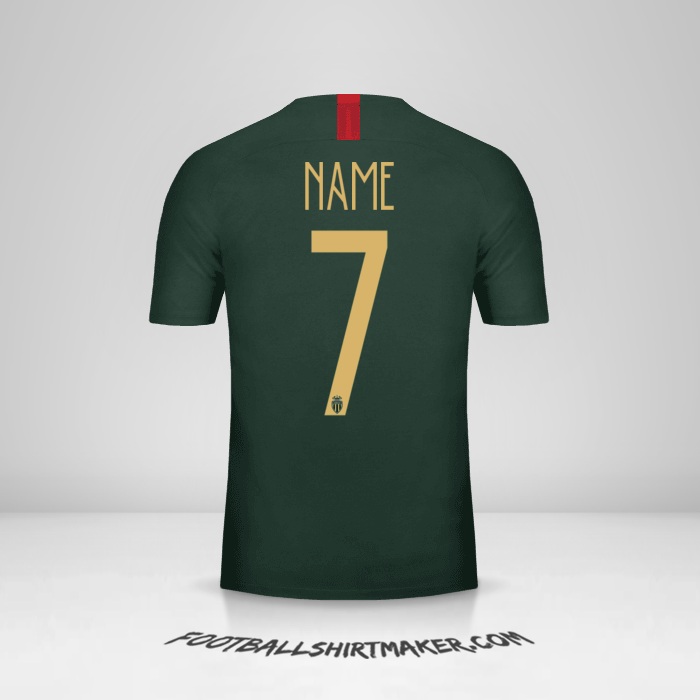 Trikot As Monaco Cup 2018/19 Auswärts -  name - 7