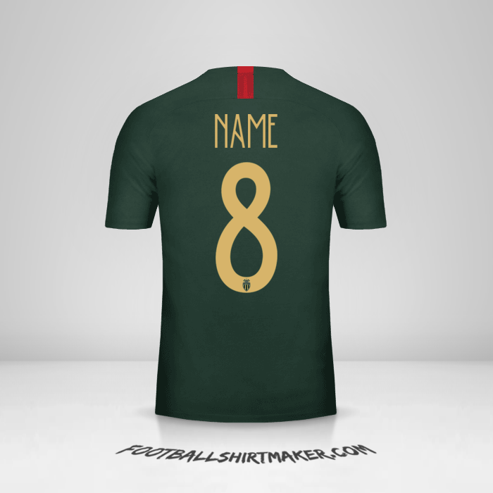 Jersey As Monaco Cup 2018/19 Away -  name - 8